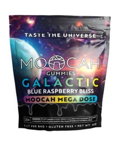 Blue Raspberry Bliss Moocah Mega Dose Mushroom Gummies 5ct