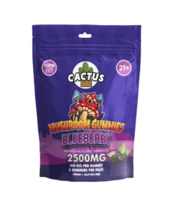 Blueberry Cactus Labs Amanita Muscara Mushroom Gummies 2500mg