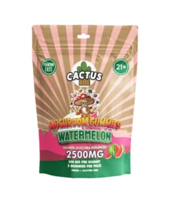 Watermelon Cactus Labs Amanita Muscara Mushroom Gummies 2500mg