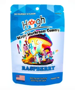Raspberry High Magic Mushroom Gummies 3000mg