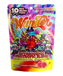 Strawnana Wunder Entheogenic Nootropic Blend Amanita Mushroom Gummies 7500mg