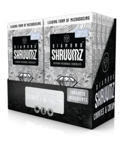Diamond Shruumz Cookies & Cream Chocolate Bar 10pk